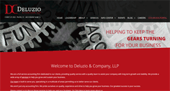 Desktop Screenshot of deluziocpa.com