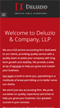 Mobile Screenshot of deluziocpa.com